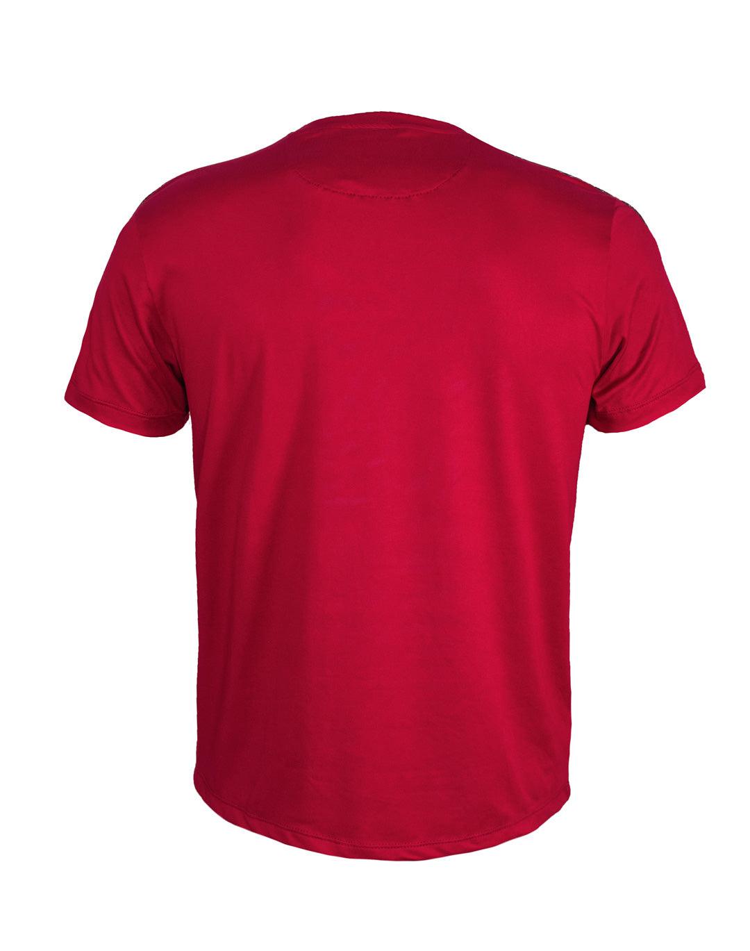 Playera en tendencia 20143 Tinto / Negro