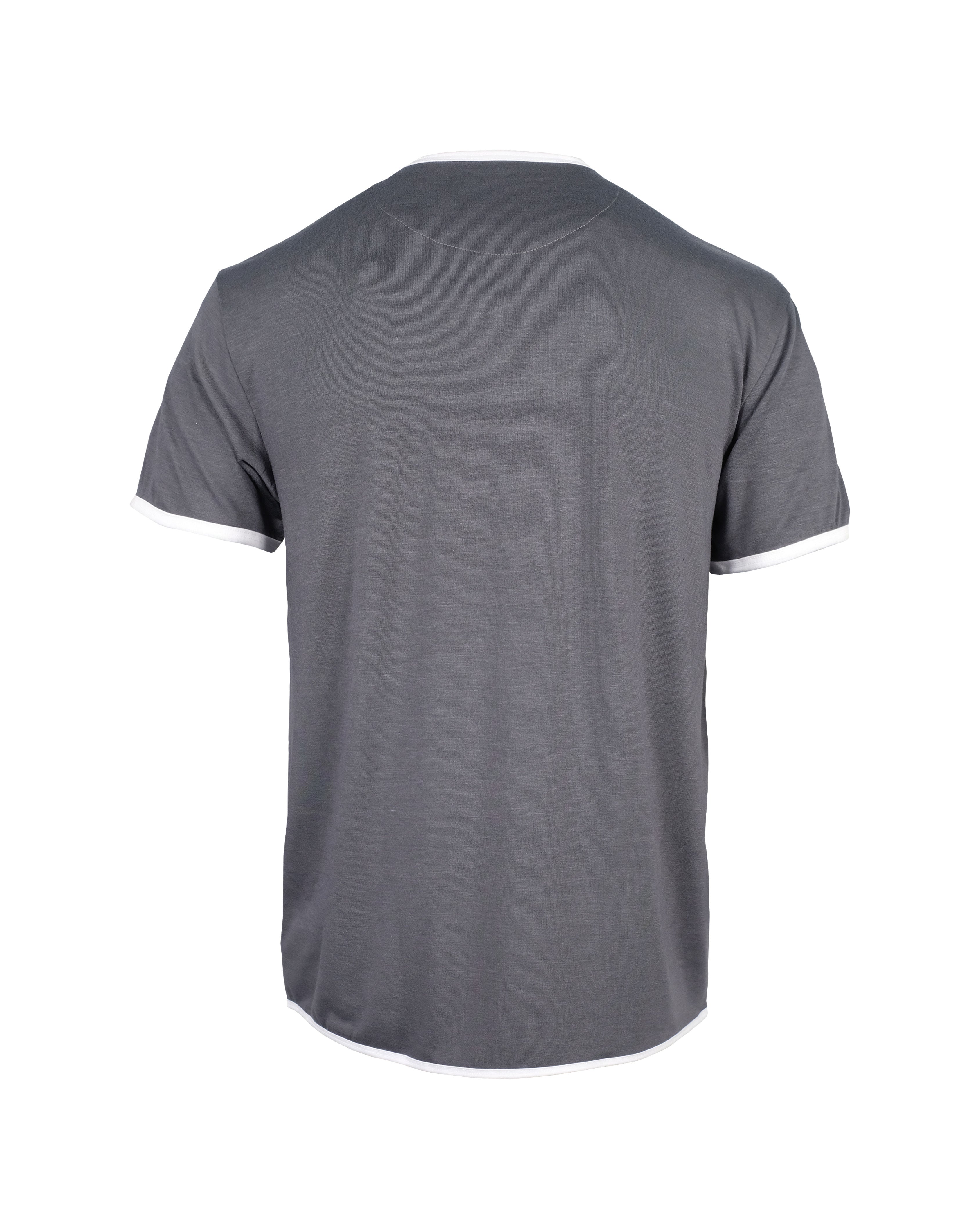 Playera en tendencia 20170 Gris/Blanco