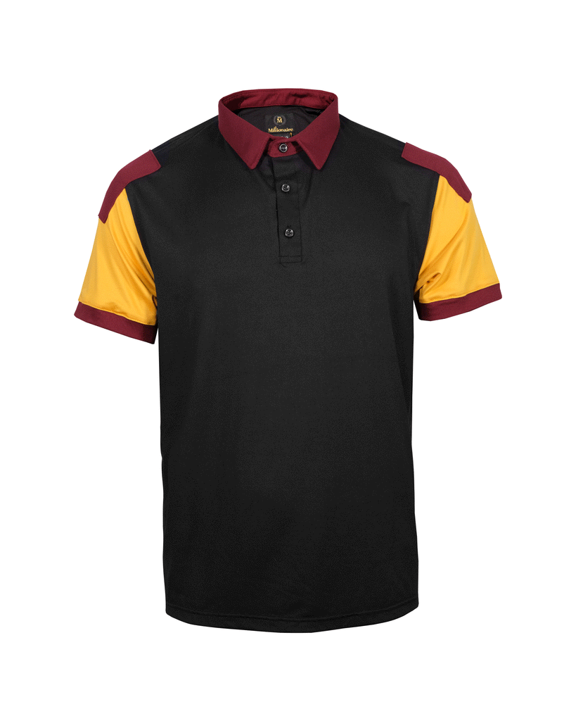 Playera Polo Colores 20163 Negro Tinto