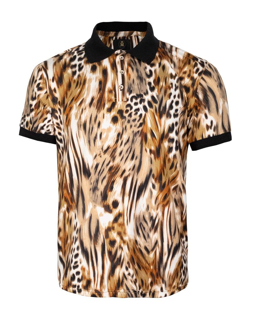 Polo Animal Print Leopardo 202011 V#13