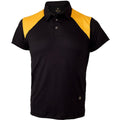 Playera Polo en tendencia 20162 Negro / Mostaza