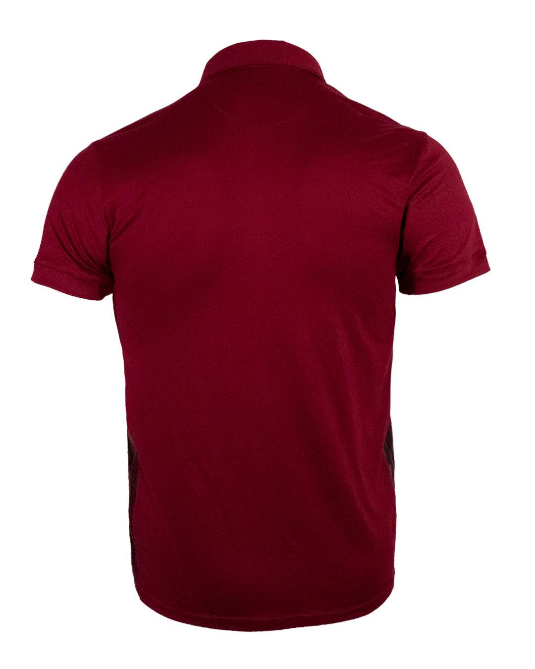 Playera Polo en tendencia 20148 Tinto / Negro