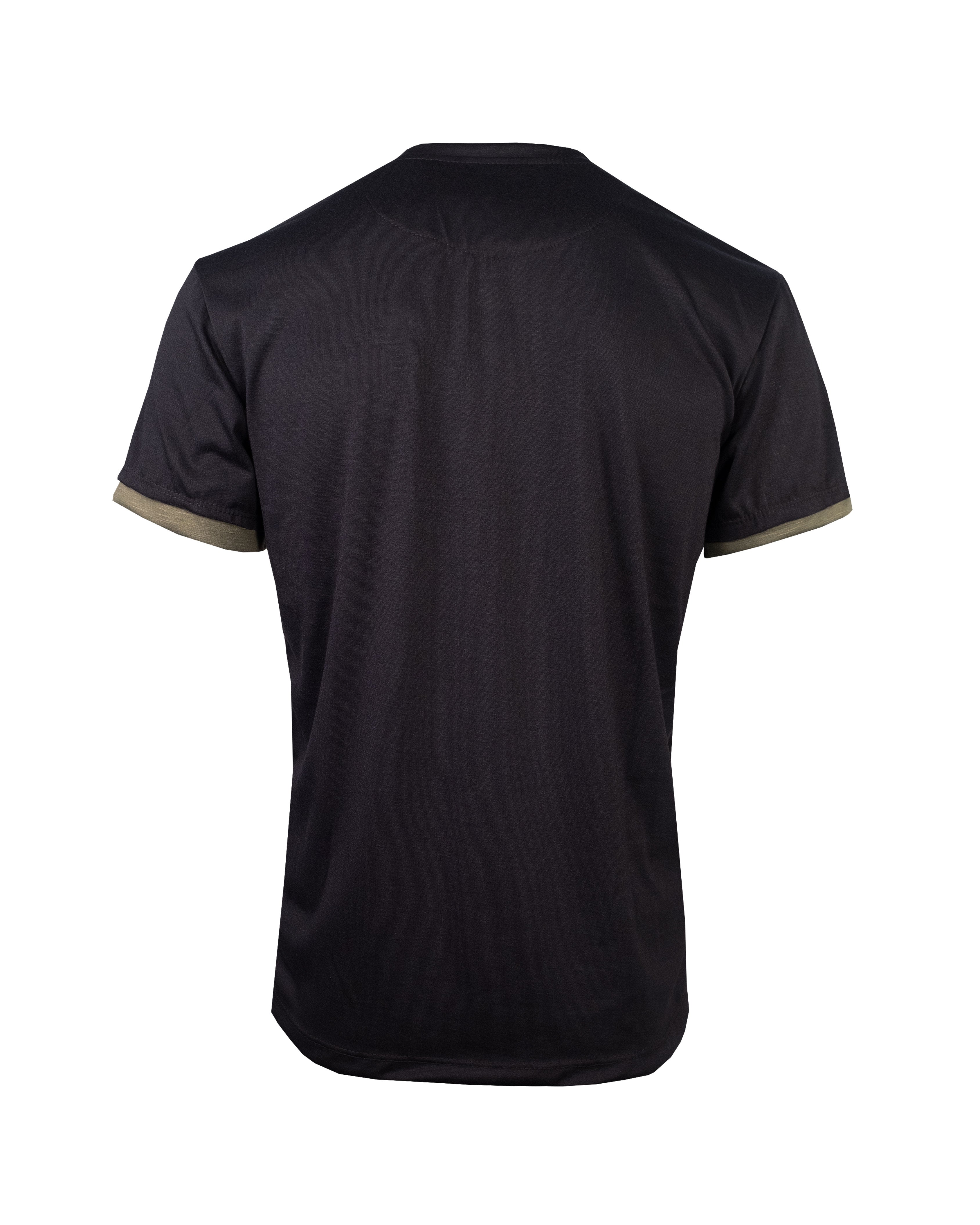 Playera en tendencia 20171 Negro/Olivo
