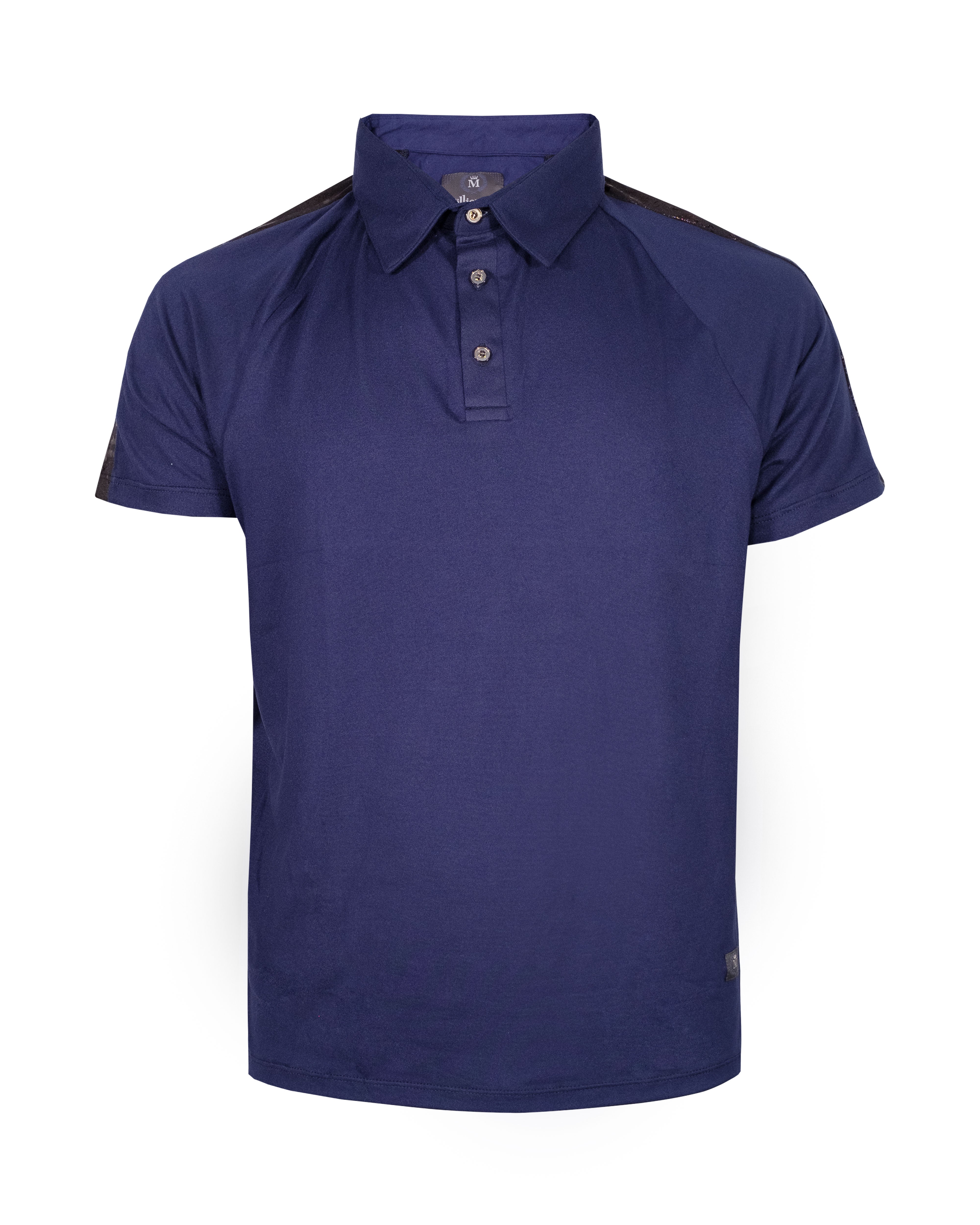 Polo Splash en hombro marino negro tinto 20159