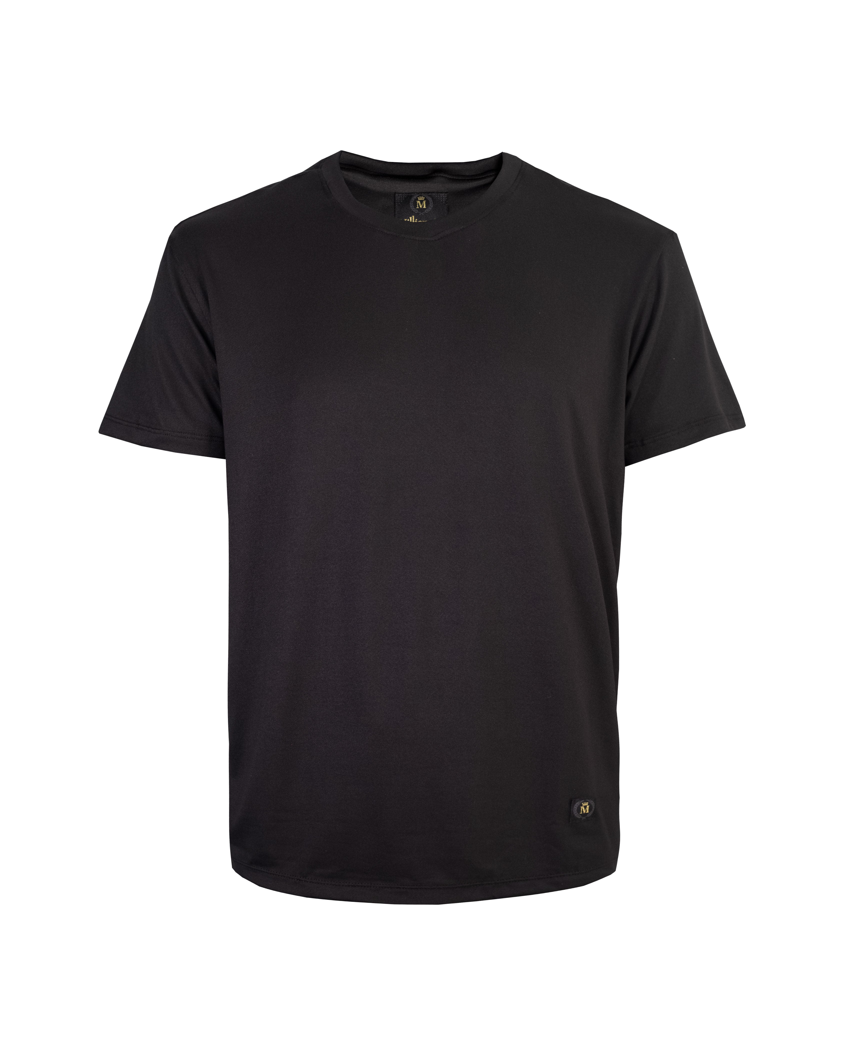 Playera Craquelado en costados 20161 Negro Niquel
