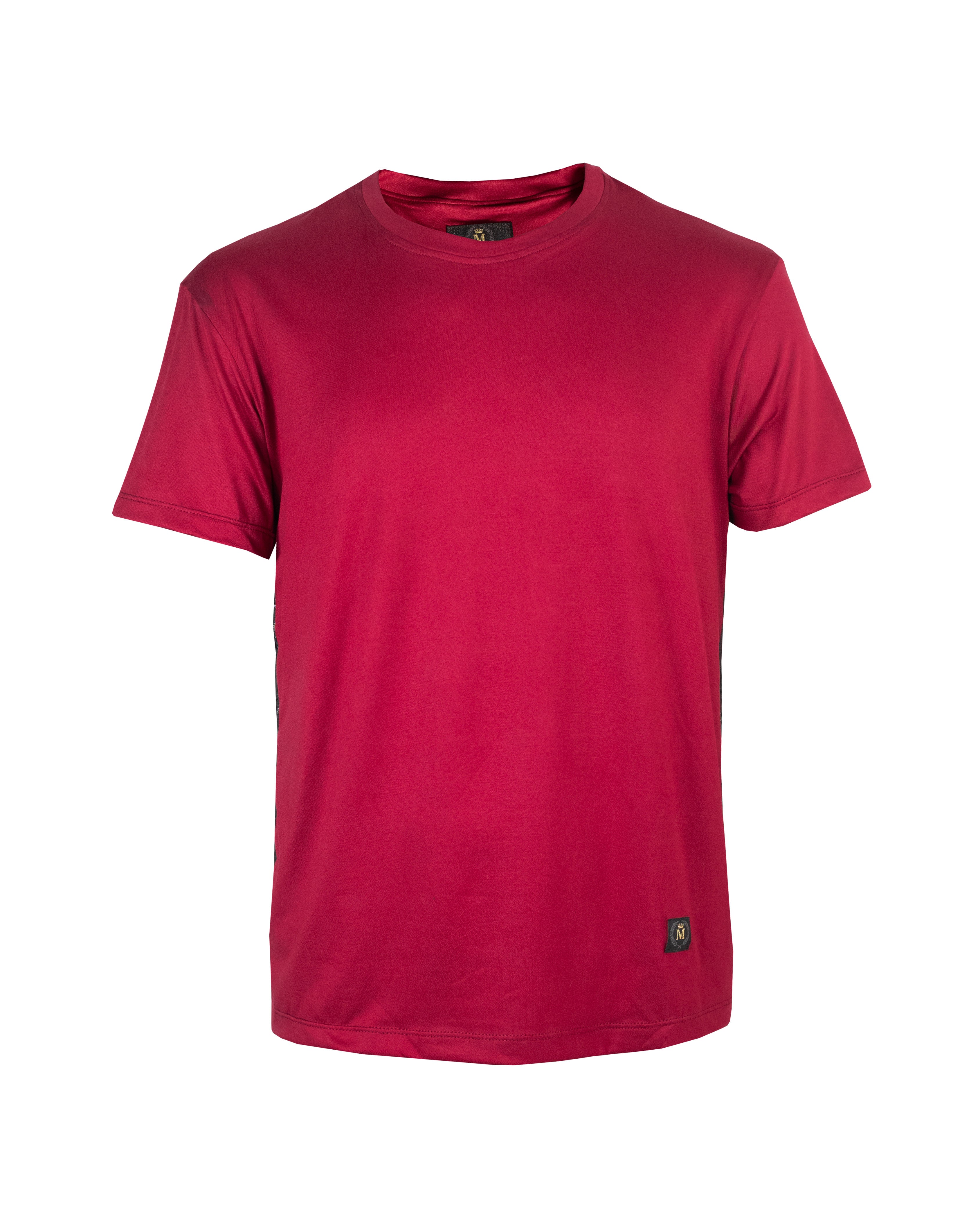 Playera Splash en costados 20161 Tinto Negro