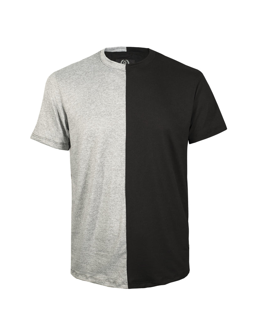 Playera Manga Corta Dual 2264 Negro Gris