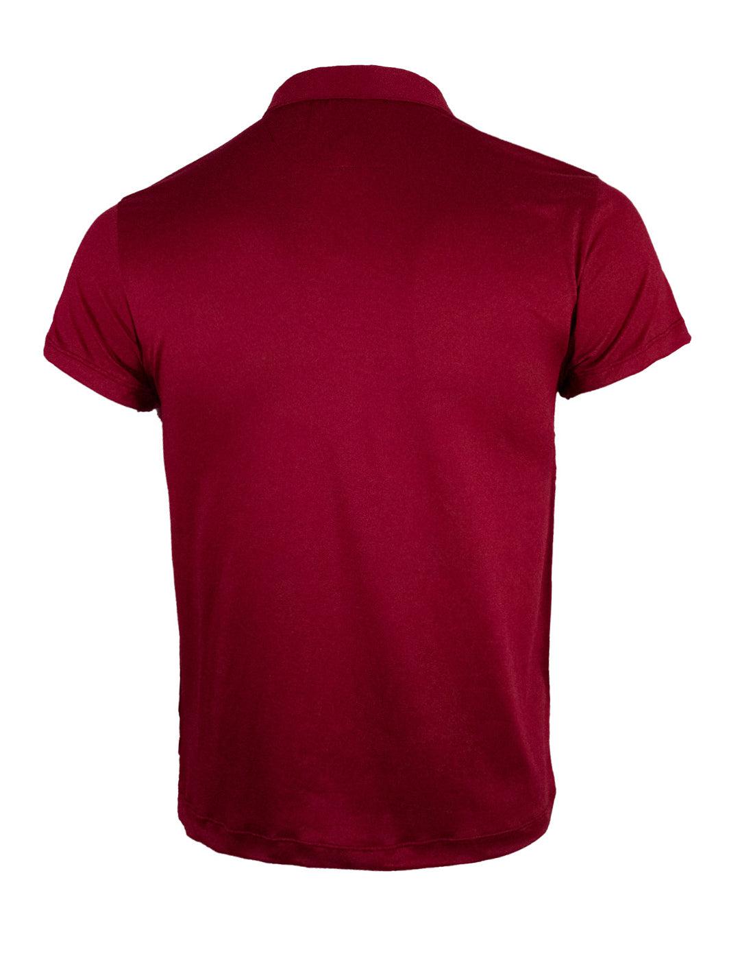 Playera Polo en tendencia 20162 Blanco / Tinto